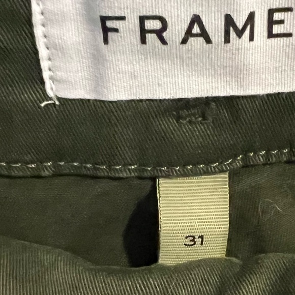 Frame Le Slim Olive Palazzo Denims - Sz. 31 - Picture 13 of 16